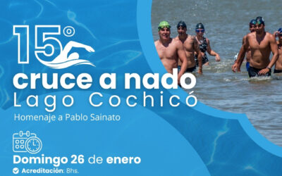 Se viene la 15ª edición del Cruce a Nado en Cochicó