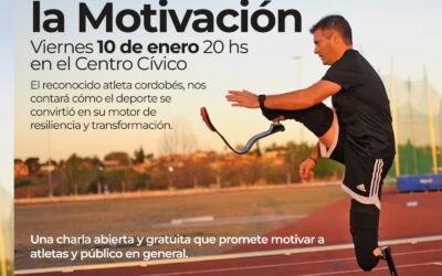 Atletismo: De la Adversidad a la Motivación, este viernes 10 charla con Pablo Giesenow, atleta adaptado