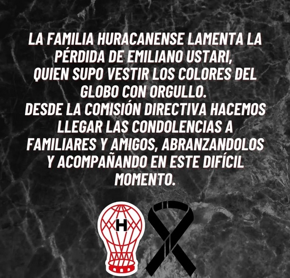 En tragico accidente fallecio un joven, ex jugador de Huracan de Pellegrini
