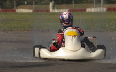 Karting: La laguna o charco, según como lo quieran interpretar nuestros seguidores, en el Gigante del Oeste
