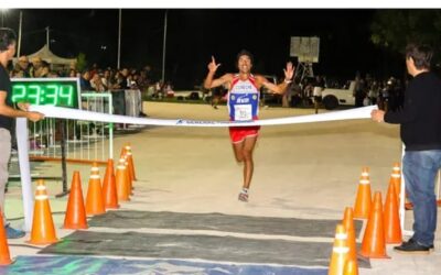 Atletismo: Ulises Sanguinetti y la atleta de Pinamar, Candela Cerrone ganaron las 5 millas de Madariaga