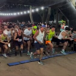 Maratón Martín Villegas en Pellegrini- Natalia Velazquez y Manuel Amicone ganaron los 10K. Tatiana Horianski Kistner y Marcos Perna los 5K