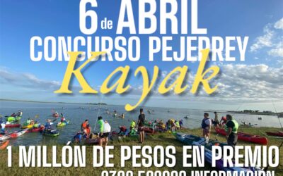 Gran Concurso Pejerrey Kayak en Cuero de Zorro el 6 de Abril