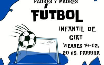 Este viernes, 20 hs. reunion de FÚTBOL INFANTIL en G.I.A.T. de Beruti