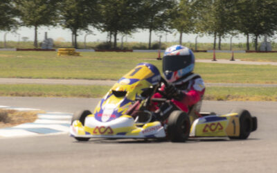 Karting: Actividad en el Gigante del Oeste de cara al Argentino, estuvieron el mendocino Lucero y el casarense Astudillo