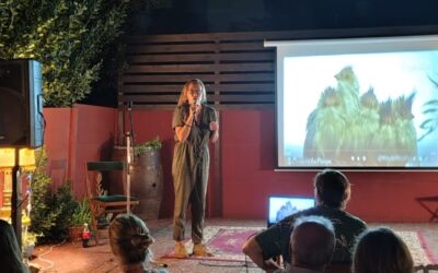 CULTURA: Noche de fotografia y más, «Una española en La Pampa», a sala llena se realizo este jueves en Cafe Gladiolo