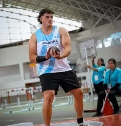 Atletismo: El bonaerense Juan Manuel Arrieguez buscará superar los 18 metros y obtener el título nacional