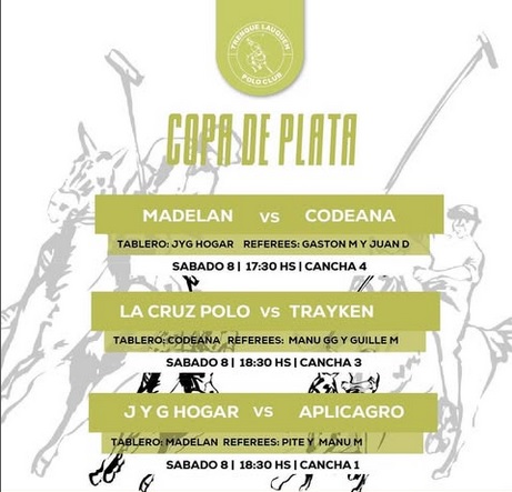 Copa Plata de Polo en Trenque Lauquen. Hoy se definen los finalistas