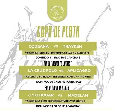 Polo en Trenque Lauquen – Hoy, domingo, se juegan la finales de la Copa de Plata