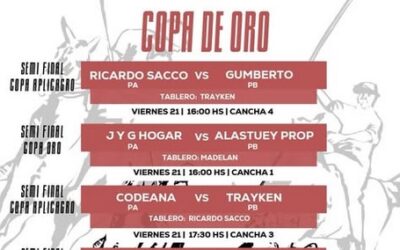 Hoy, viernes, se definen las finales de la Copa de Oro de Polo