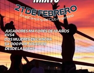 Cada vez menos para la 1ra edición de BEACH VOLEY MIXTO 4vs4. Inscripcion abierta