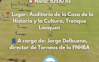 CAPACITACIÓN PARA JUECES DE MESA DE HOCKEY