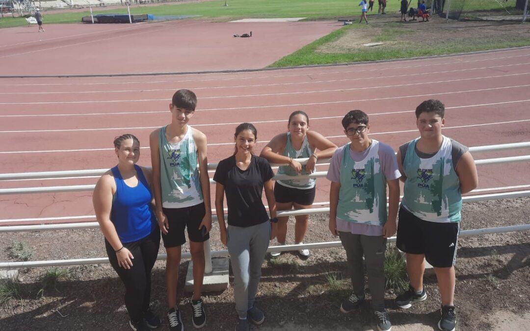 CON MUY BUENAS EXPECTATIVAS, UN GRUPO DE 25 ATLETAS DEL PÚA COMPITEN ESTE FIN DE SEMANA EN EL NACIONAL DE ATLETISMO DE LA VENDIMIA
