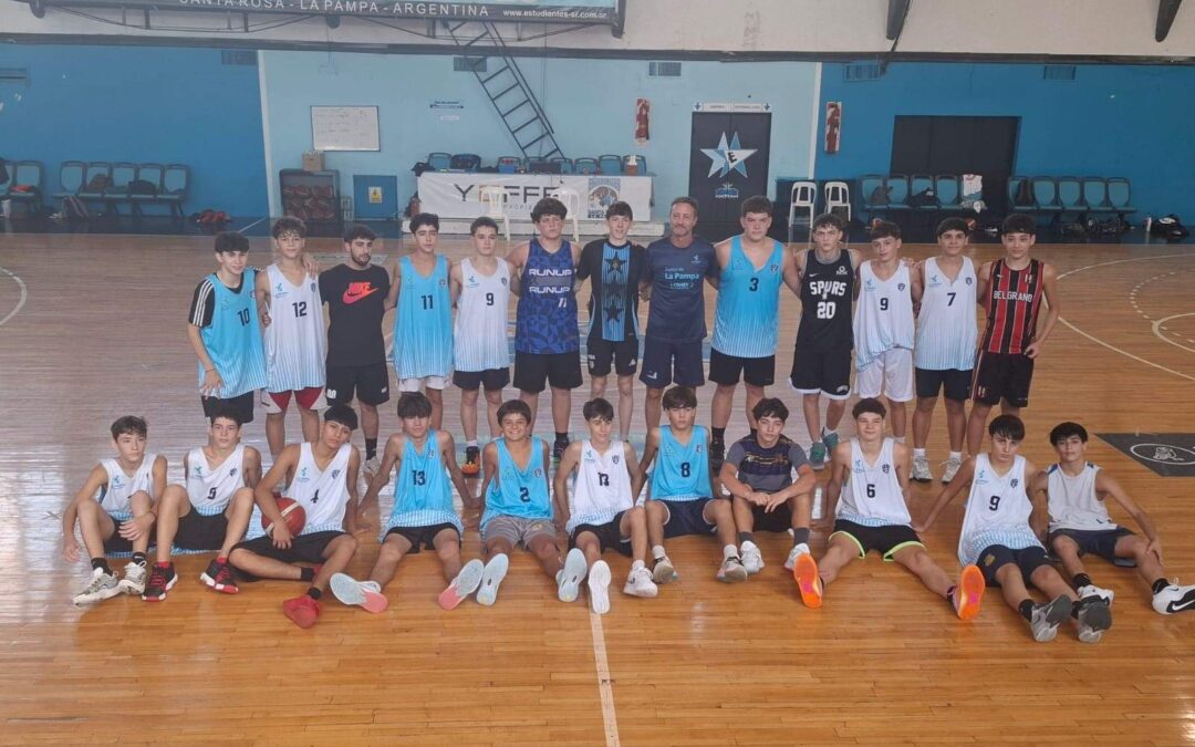 Eliseo Lamas (Argentino de Trenque Lauquen) en la preselección de básquet masculina de La Pampa para los Juegos Epade