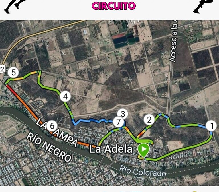 Trail nocturno en el sur pampeano