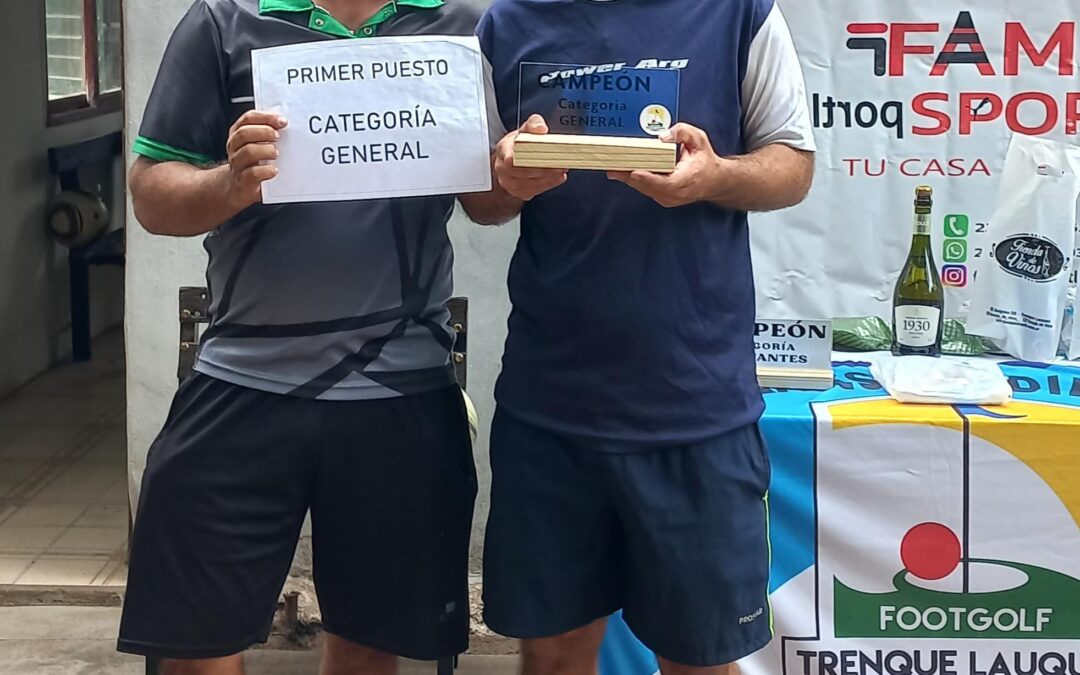 Se jugó la 1ra fecha del tour 2025 en La Escondida Footgolf Trenque Lauquen