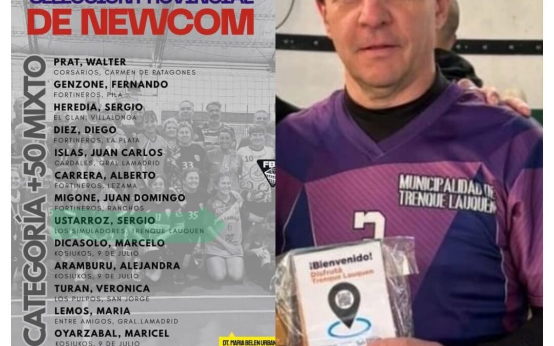 Sergio Ustarroz, de Simmuladores de Trenque Lauquen a Seleccion Provincial de Newcom