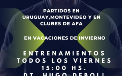 Team Sport te invita a sumarte al Selectivo que jugará en Uruguay y con equipos de AFA