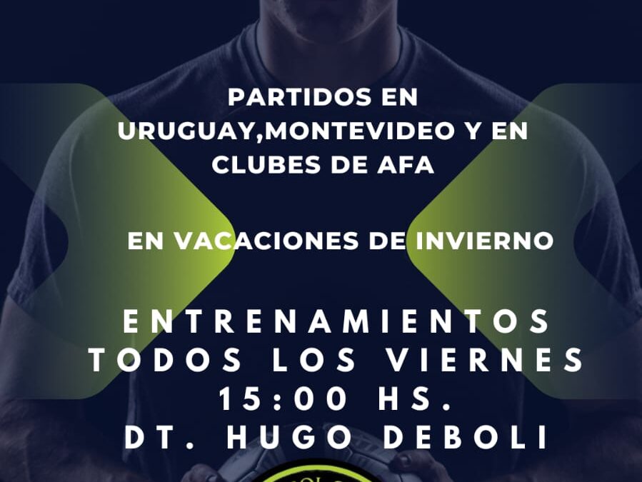 Team Sport te invita a sumarte al Selectivo que jugará en Uruguay y con equipos de AFA