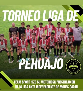 Inferiores Liga Pehuajense – Representando a Progreso de Juan Jose Paso, Team Sport TL debuto con goleada