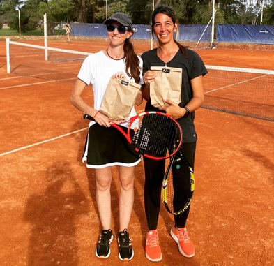 Se jugó Torneo de Tenis Femenino dobles en el Club Argentino en dos categorias