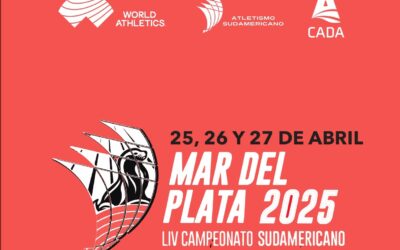 Atletismo: Rumbo al Sudamericano de Mayores de Mar del Plata, del 25 al 27 de abril, novedades