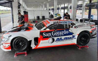 T. Carretera: Sergio Alaux, realizo «corta pero positiva» prueba del Camaro en el circuito Roberto Mouras de La Plata