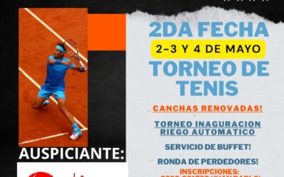 Tenis: Posiciones del Ranking Lauquen 2025 y se viene el segundo torneo desde este viernes 2 de mayo