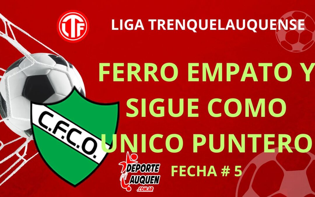 LTF 1° División: Ferro C. Oeste empató con GIAT y sigue como único puntero del Apertura