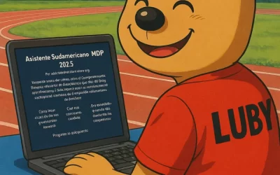 Atletismo: LUBY, el asistente perfecto para estar siempre informado sobre el Sudamericano de Mayores de Mar del Plata