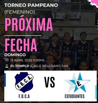 Se viene una nueva fecha (2°) del Torneo Pampeano Femenino!!