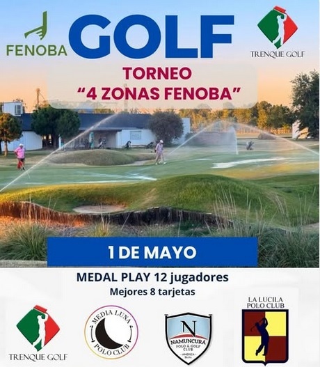Mañana, jueves 1, Torneo 4 Zonas de FENOBA en Trenque Lauquen