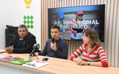 Atletismo: Presentaron la carrera de relevos 1ra edición del Trail en Naicó, evento para el domingo 11 de mayo