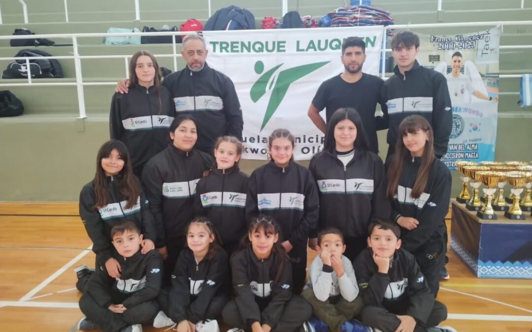 LA ESCUELA MUNICIPAL DE TAEKWONDO OLÍMPICO LOGRÓ 10 MEDALLAS EN EL TORNEO PROVINCIAL DE GENERAL ACHA Y SE CONSAGRÓ EN EL PRIMER PUESTO POR ESCUELAS