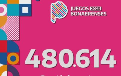Juegos Bonaerenses: En la edición 2025 se produjo un récord de inscriptos con más de 480 mil anotados