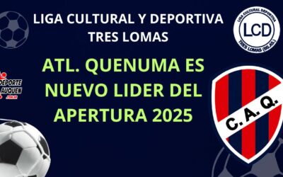 Liga Cultural y Deportiva: Atlético Quenumá dejó sin invicto a Jorge Newbery y es nuevo puntero del Apertura