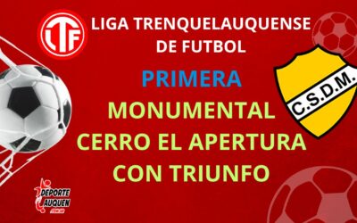 LTF 1° División – Monumental cerró el Apertura con triunfo. El clásico de Pellegrini quedó para Huracán