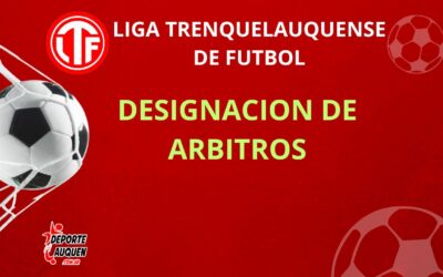 LTF – Designación de árbitros para el fin de semana