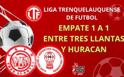 LTF 1° División: Empate 1 a 1 en el adelantado de décima fecha