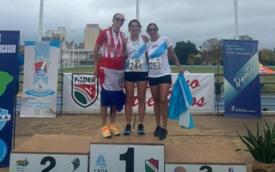 Atletismo: Primeras medallas para la ATLAM en el Gran Prix del Mercosur. Leticia Llaneza, gano oro en Salto en largo y fue plata en Jabalina. Eladio Helguera tercero en los 3 mil metros