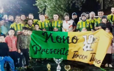 Fútbol Liga de mayores: Tercer tiempo se quedo con el título