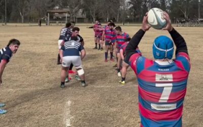 Rugby: En el comienzo de la Copa Ombu, la categoría superior del decano recibió a los rojenses