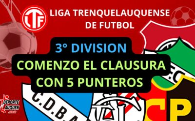 LTF 3° División – 5 punteros en el inicio del Clausura 2025