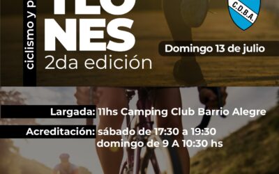 Duatlón: Este domingo 13 de julio desde las 11 hs se correrá la segunda fecha del certamen regional en Barrio