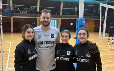 Voleibol: Jugadoras del CEF Nro 18 participaron del «Campus KM» de De Cecco, Day López y Meana en CABA