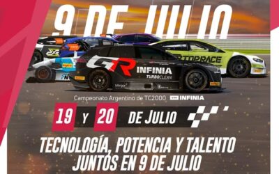 EL TC 2000 y el Top Race, se presentarán el 19 y 20 de julio en el autódromo de la ciudad de 9 de Julio