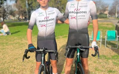 Ciclismo: Matías Lobosco, segundo puesto en juveniles y debut en la categoría elite en Venado Tuerto, Santa Fe