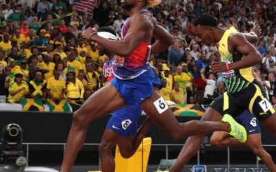 Atletismo: El norteamericano Lyles sigue siendo el hombre más rapido del planeta en los 200 metros llanos