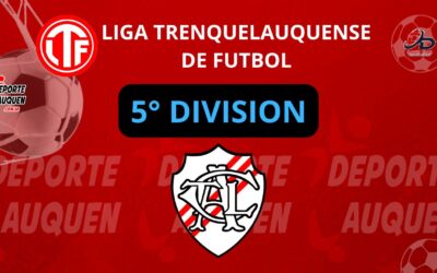 Liga Trenquelauquense 5° División – Atl. Trenque Lauquen ganó en Pellegrini y es el único puntero