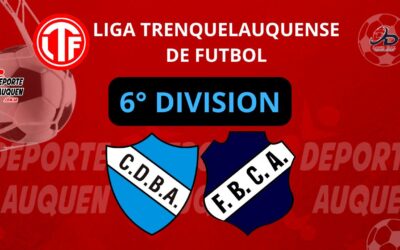 Liga Trenquelauquense 6° División – Barrio Alegre y Argentino continúan punteros del Clausura